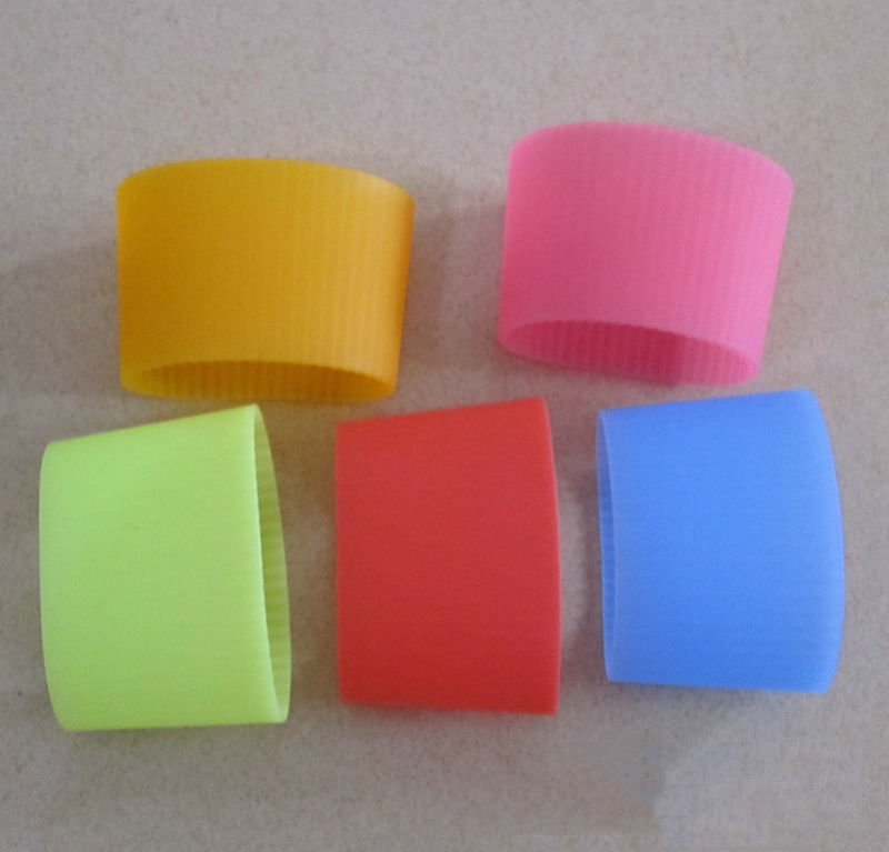 Candy Color Non-Slip Heat Protection Silicone Cup Sleeve