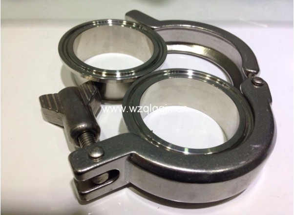 Sanitary Stainless Steel 304 316L Tri Clamp Pipe Clamp for Dairy Processing Equipments