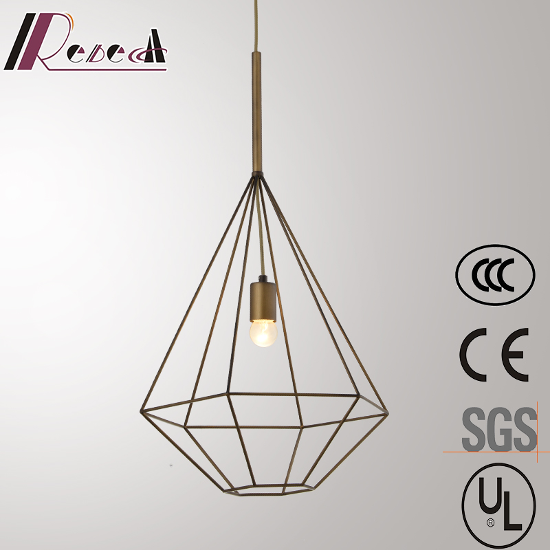 Modern Hotel Decorative Bronze Acrylic Pendant Lamp