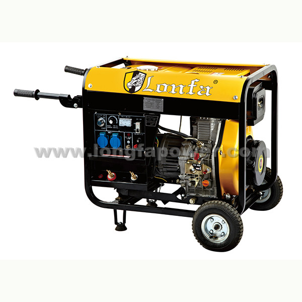 Lonfa 3.5kVA Portable Diesel Generator Set with Handles & Wheels