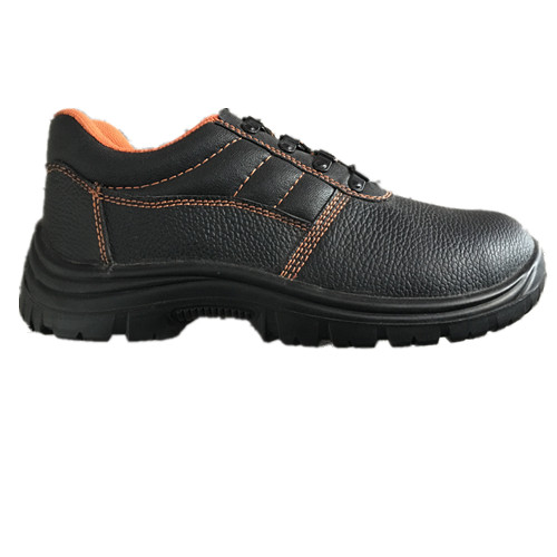 Upper Split Embossed Leather Sole PU Work Safety Shoe