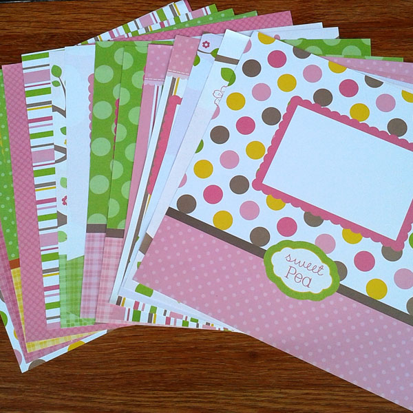 High Quality Custom Scrapbooking Paper Designs Pattern Paper Pack