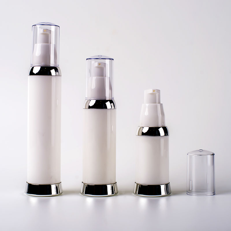 30ml PP Cosmetic Airless Bottle, Round Airless Bottle, Cosmetic Packaging Bottle, Cream Bottle