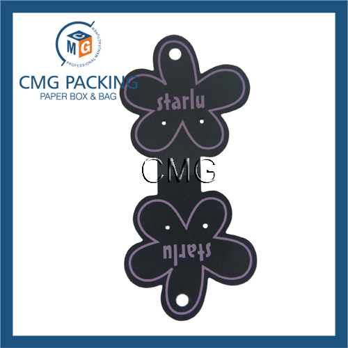 Plastic Black PVC Plastic Anklet Display Card (CMG-042)