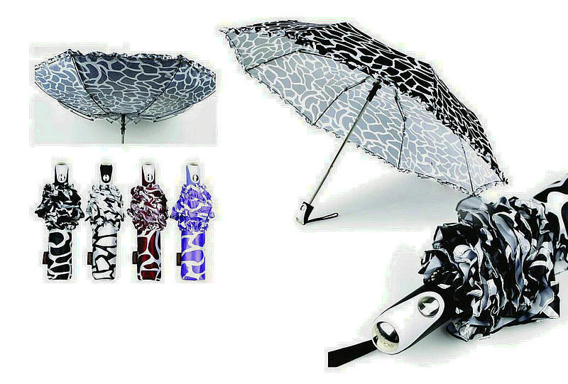 Crocodile Skin Compact Manual Aluminum Umbrella (YS-3FM21083947R)