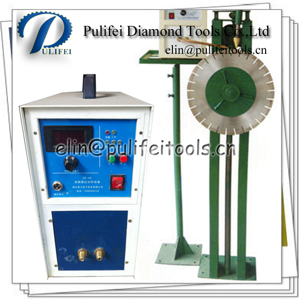 Manual Rack High Frequency Induction Machine Weld Diamond Segment Blade