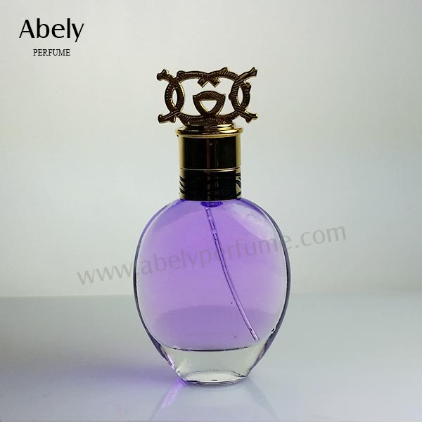 60ml Transparent Distinguish Lady Style Glass Perfume Bottle