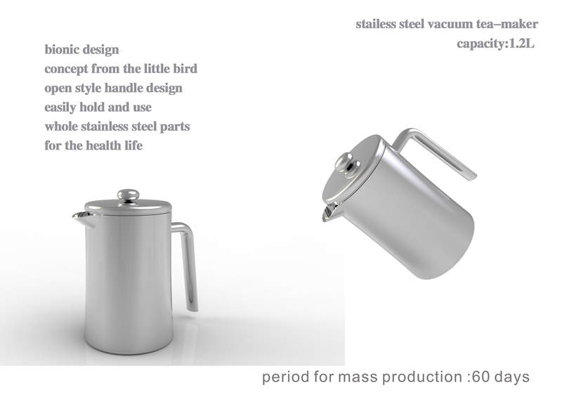 Stainless Steel Vacuum Thermal Jug /Pot Sdp-1200 Tea Mug