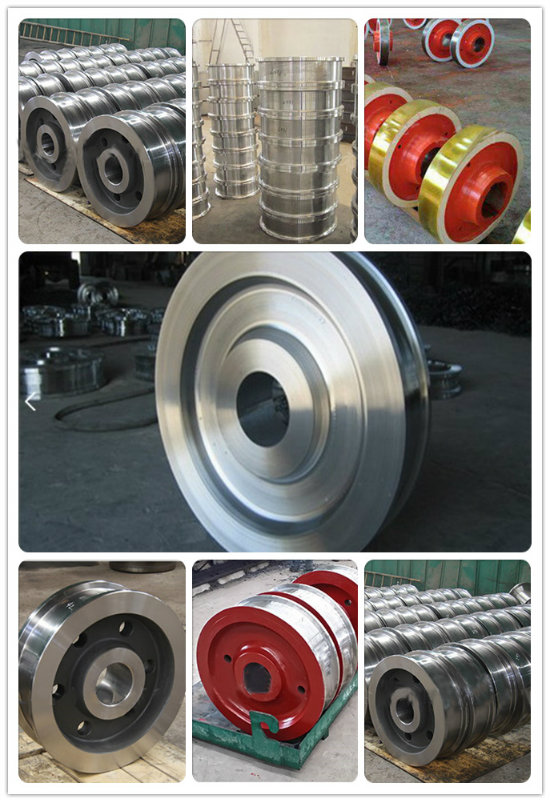 Board Variety of Options Crane Components Forged Steel Wheels