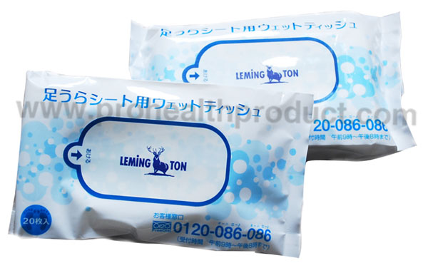 Wet Wipes in a Plastic Bag (PH734A)