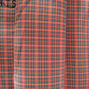 100% Cotton Poplin Yarn Dyed Fabric for Shirts/Dress Rls50-21po