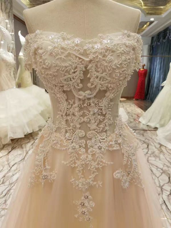 New Arrival 2017 Marriage Beading Bodice Wedding Dresses