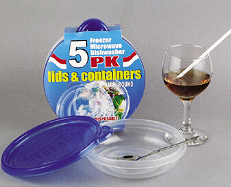 Round Plastic Take Away Microwavable Food Container 9.5oz