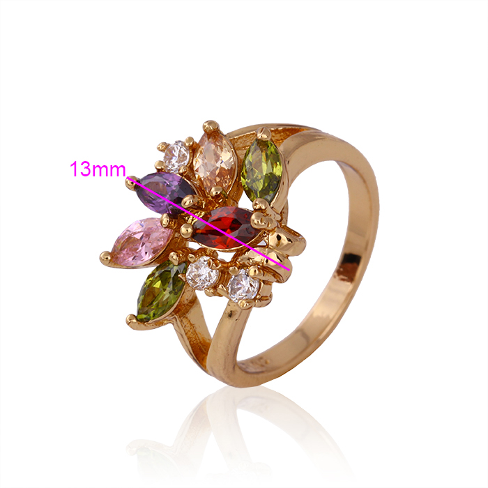 2016 Christmas Fashion Design Ring Jewelry with CZ