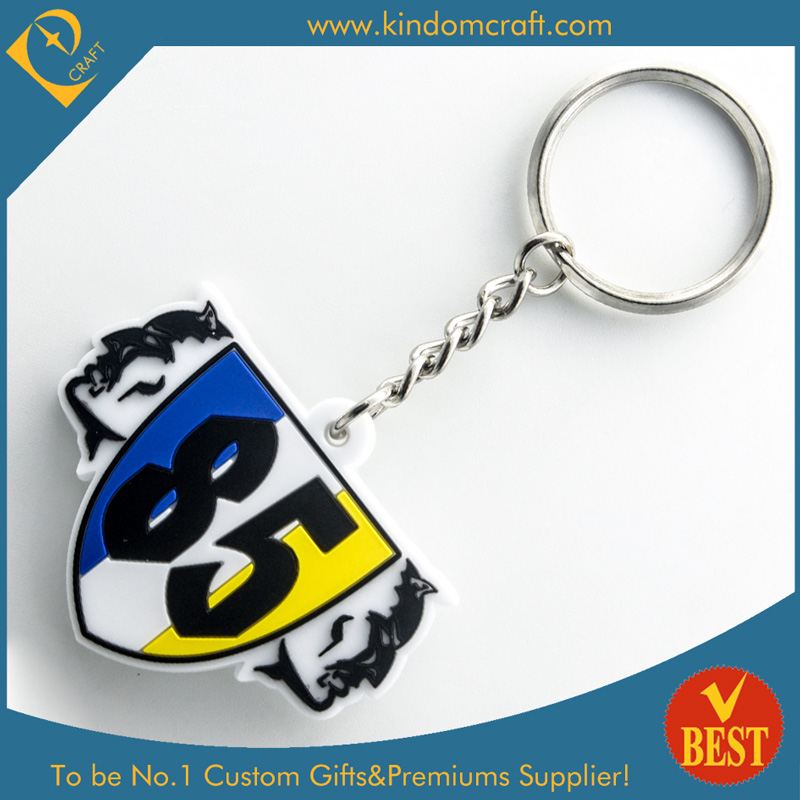 Customized Logo Cheap 2D Promotional PVC Key Chain From China Series Products