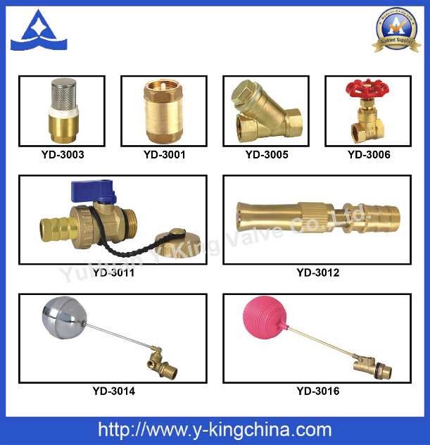 Quality Guarantee Water Pump Brass Check Valve with Brass Core (YD-3002)