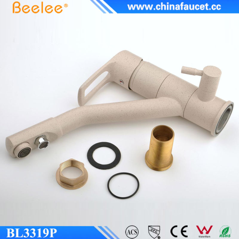 Brass Pure Water Painting Three Way Kitchen Faucet