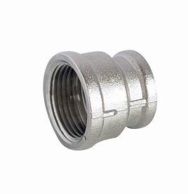 Nickel-Plated Screw Fitting - Socket F/F for Brass Fittings