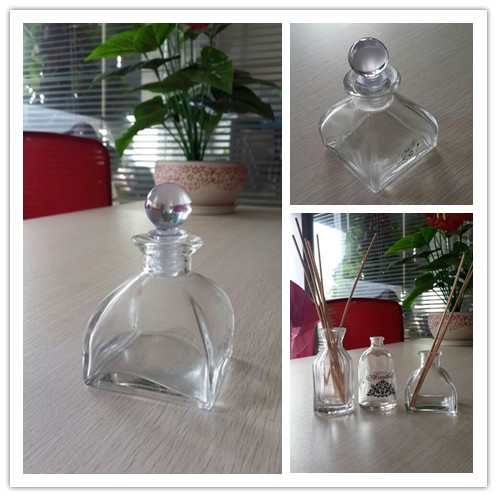 150ml 2014 Newest Pyramid Fragrance Reed Rattan Glass Diffuser Bottle