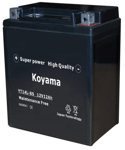 High Quality AGM Motorcycle Battery Ytx9-Bs-12V8ah