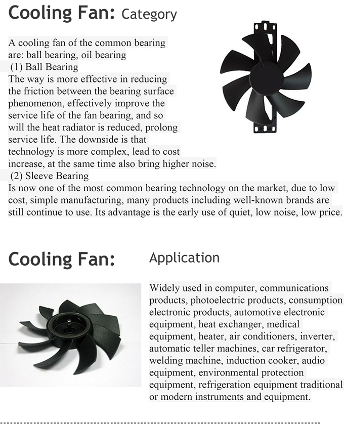 High Quality ATV Cooling Fans Professional Custom-Made