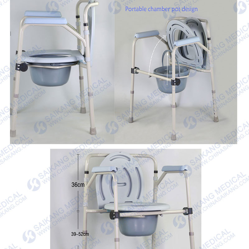 Professional Service Plastic Toilet Seat with Cover and Bucket