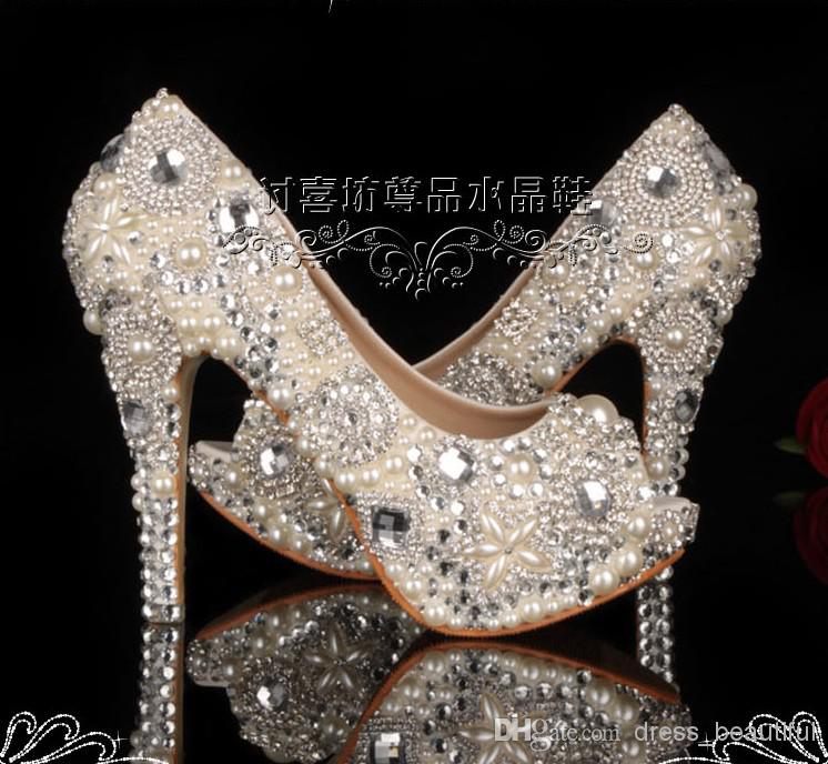 2016 New Design Ladies High Heel Wedding Dress Stiletto (HCY02-1512)