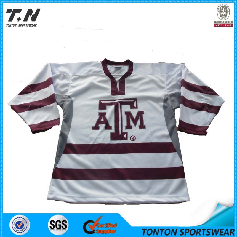 Custom Wholesale Blank Hockey Jersey