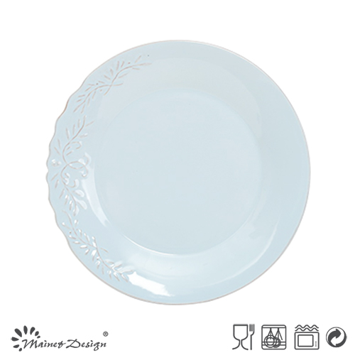 Hot Sale Embossed and Elegant Colorful Salad Plate