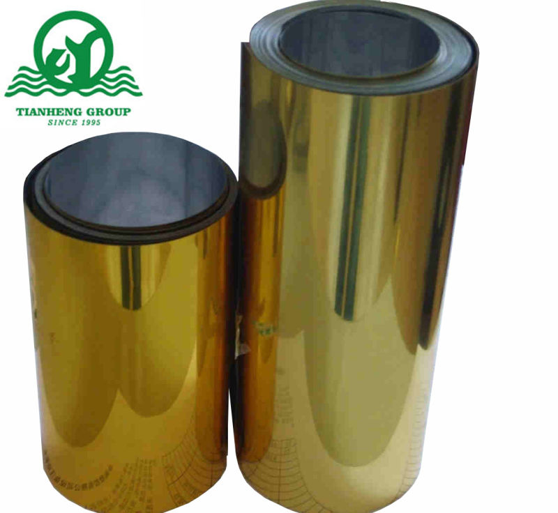 Metallized PVC Film with Gold and Silver for Buscuit Tray