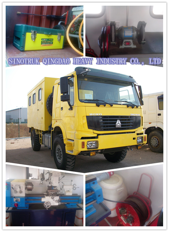 Sinotruk Mobile Garage Truck 4X4