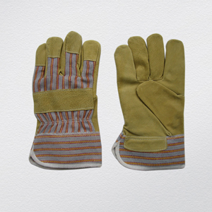 Standard Shoulder Split Leather Palm Safety Cuff Work Glove
