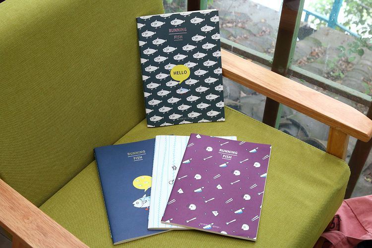 Diary with Beautiful Printing Student Exercise Notebook