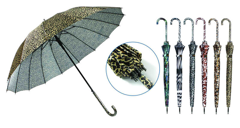 Animal Skin Design 3 Fold Manual Light Umbrella (YS-3FM21083940R)