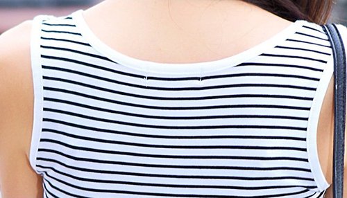 Women's Cheap Custom Striped T Shirt Wholesale