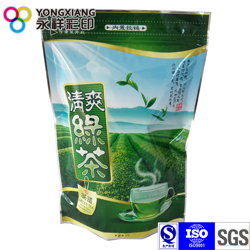 Stand-up Special Foil Tea /Coffee Plastic Packaging Bag with Food Grade