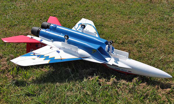 Cockpit Ejection RC Plane with Removable Missle Bulit-in Battery Dual 12CH 2.4G Radio System with Receiver