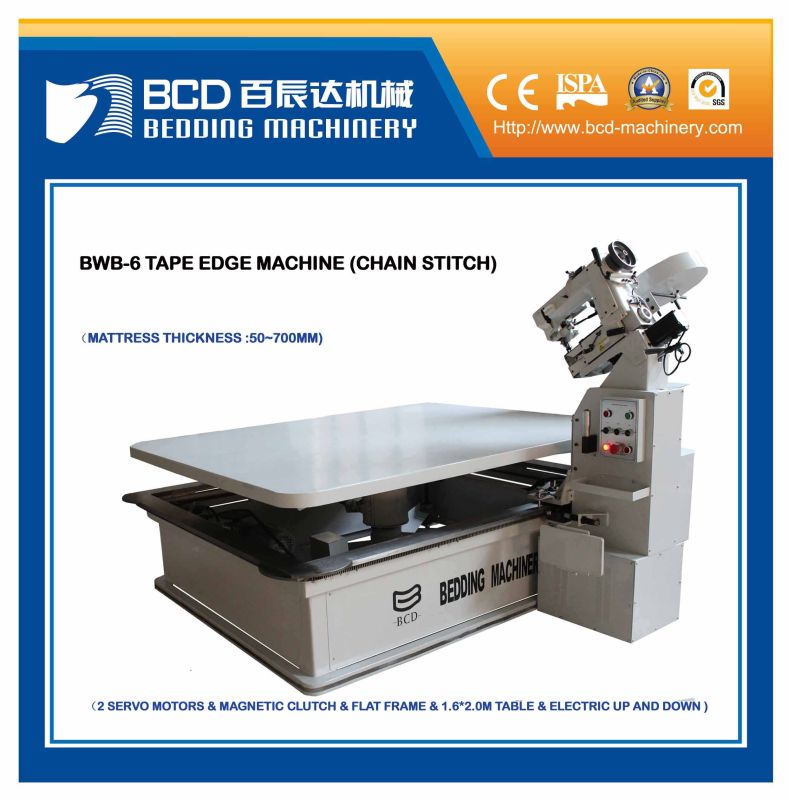 Bwb-6 Flat Frame Tape Edge Machine