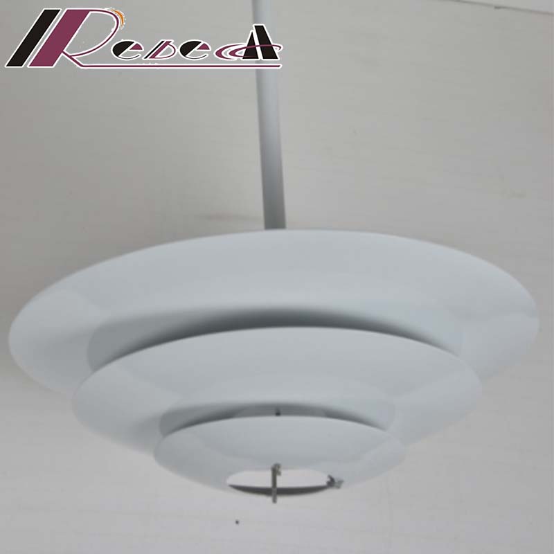 Modern Hotel Decorative White 3 Layer Pendant Lamp