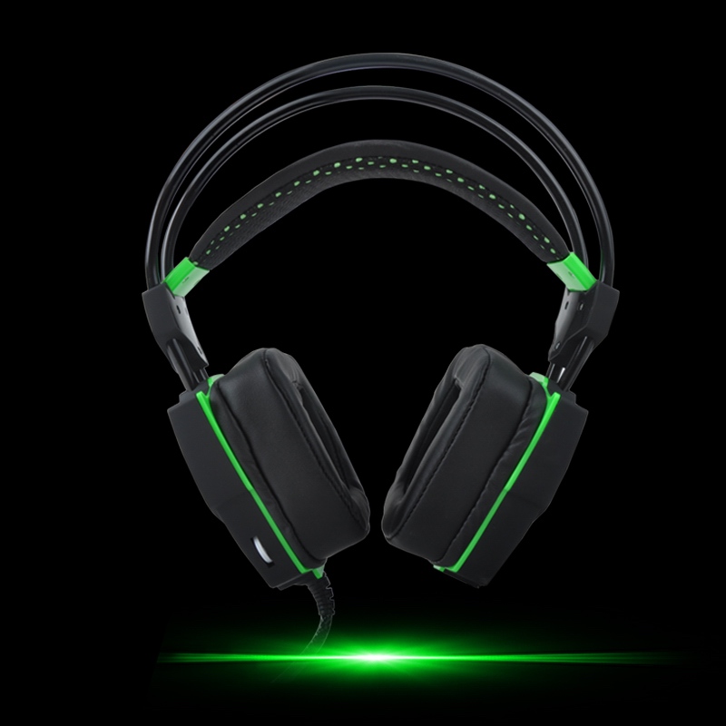 Wired Noise Reduction LED Vibration Gaming Headset for Gamer (K-13)