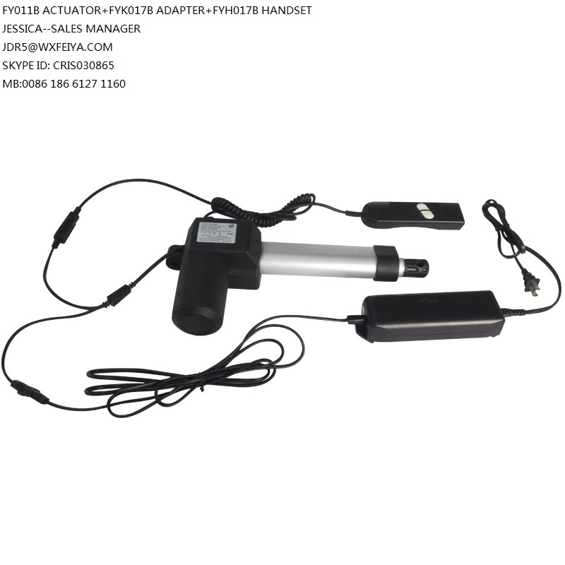 Electric DC Linear Actuator for TV Lift 450mm Stroke 1500n