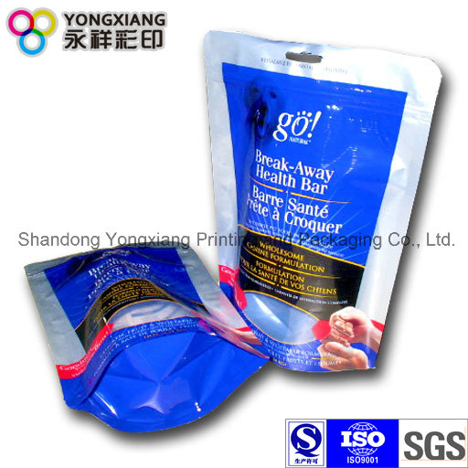 Stand up Plastic Packaging Bag for Pet Food Bag