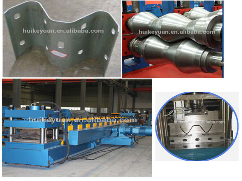 Metal Steel Guardrail Roll Forming Machine