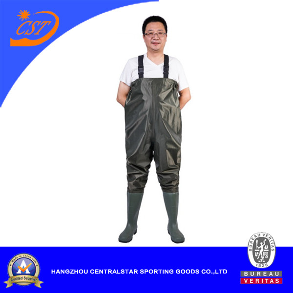 Nylon PVC Chest Wader for Men