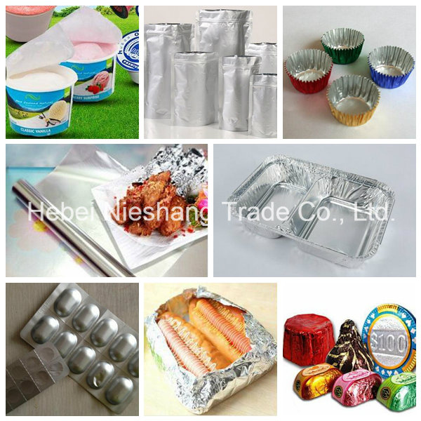 Soft Household Aluminum Foil Roll for Food Packaging