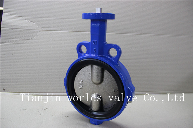 Split Body Wafer Type Butterfly Valve with Replaceable Liner