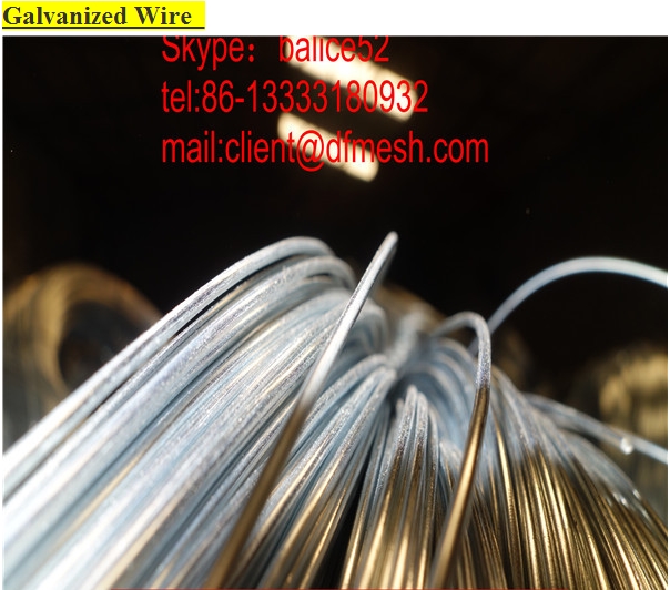 Galvanized Wire Diameter: 0.37mm-4.0mm Zinc Coating Galvanized Wire