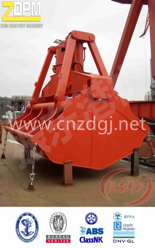 10m3 to 24m3 Electric Hydraulic and Mechanical Clamshell Grab Bucket