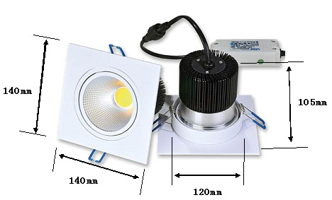 LED Square Downlight with 3 Years Warranty