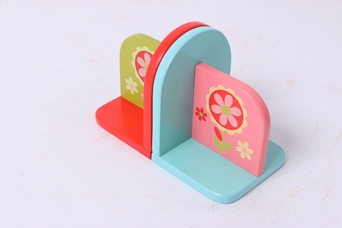 Wooden Bookends for Desk Organize Children Furniture